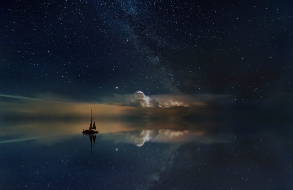 nave naviga sotto le stelle: le costellazioni aziendali mostrano la direzione in cui un'azienda va