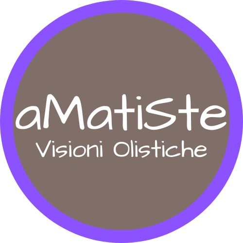 logo del centro olistico: Amatiste visioni olistiche sede delle costellazioni familiari a Venezia