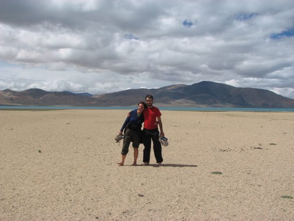 Maris Perna e Davide Tonna in Tibet nel 2006